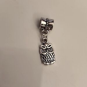 OWL  15 Charm for European Style Bracelets Fits Pandora Systems